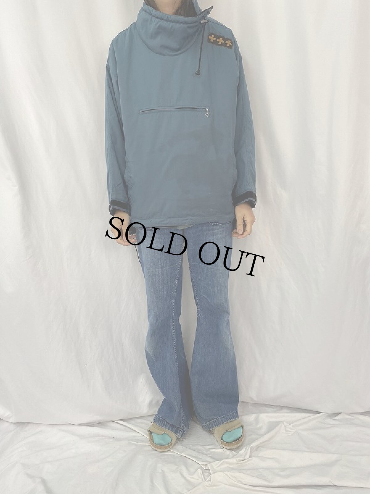 画像2: 90's WINDSURFING CHIEMSEE ハイネックプルオーバージャケット S (2)