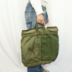 画像2: 70's U.S.ARMY ナイロン ヘルメットバッグ (2)