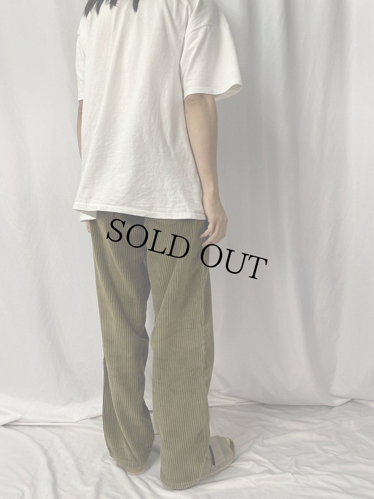 画像4: 90's Levi's SILVER TAB "BAGGY" USA製 コーデュロイパンツ W30 (4)