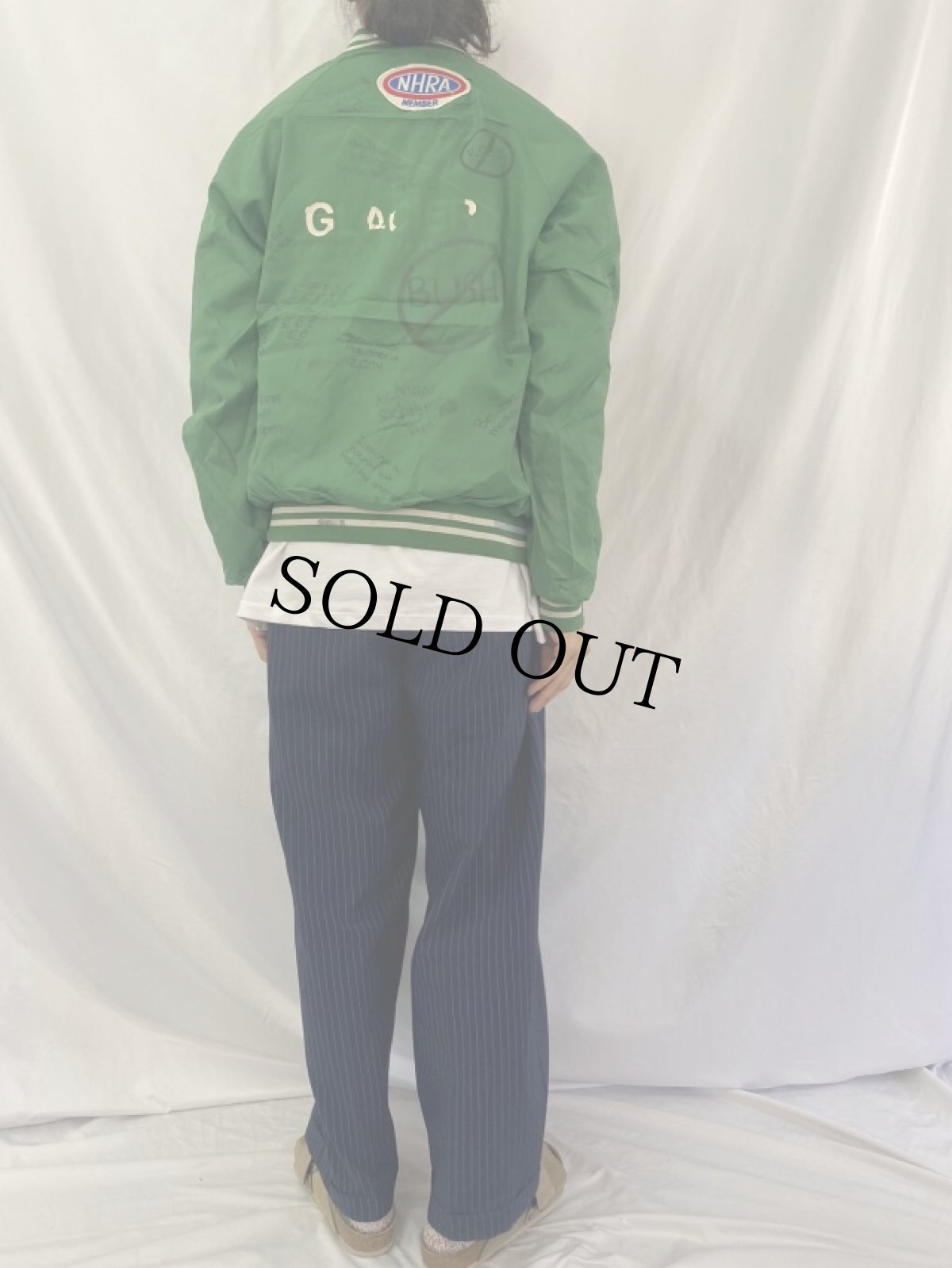 画像5: 70〜80's HARTWELL USA製 パッチ＆ハンドペイント スタジャン MEDIUM (5)