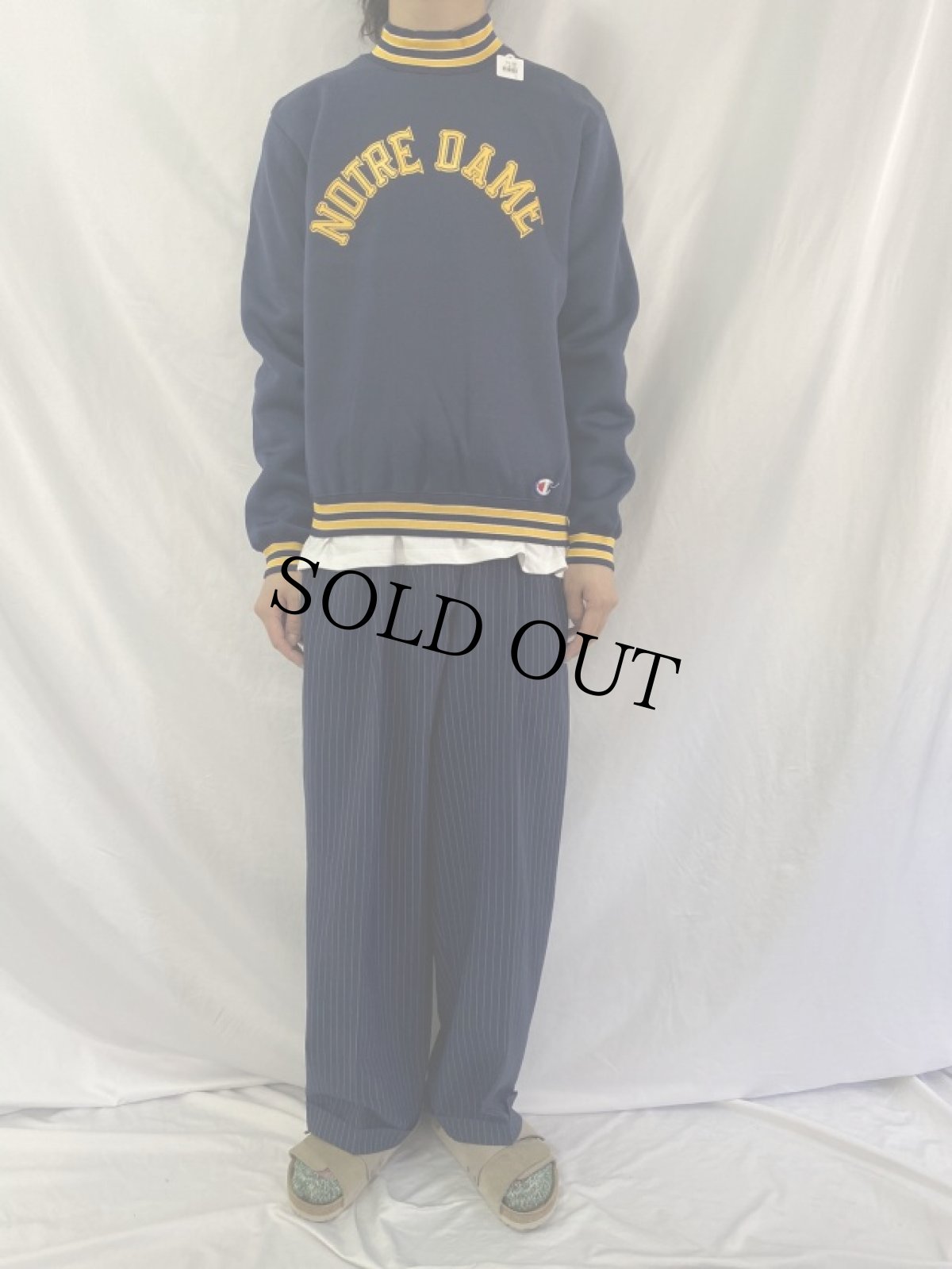 画像2: 60's Champion PRODUCTSタグ USA製 ナイロンスウェット L (2)