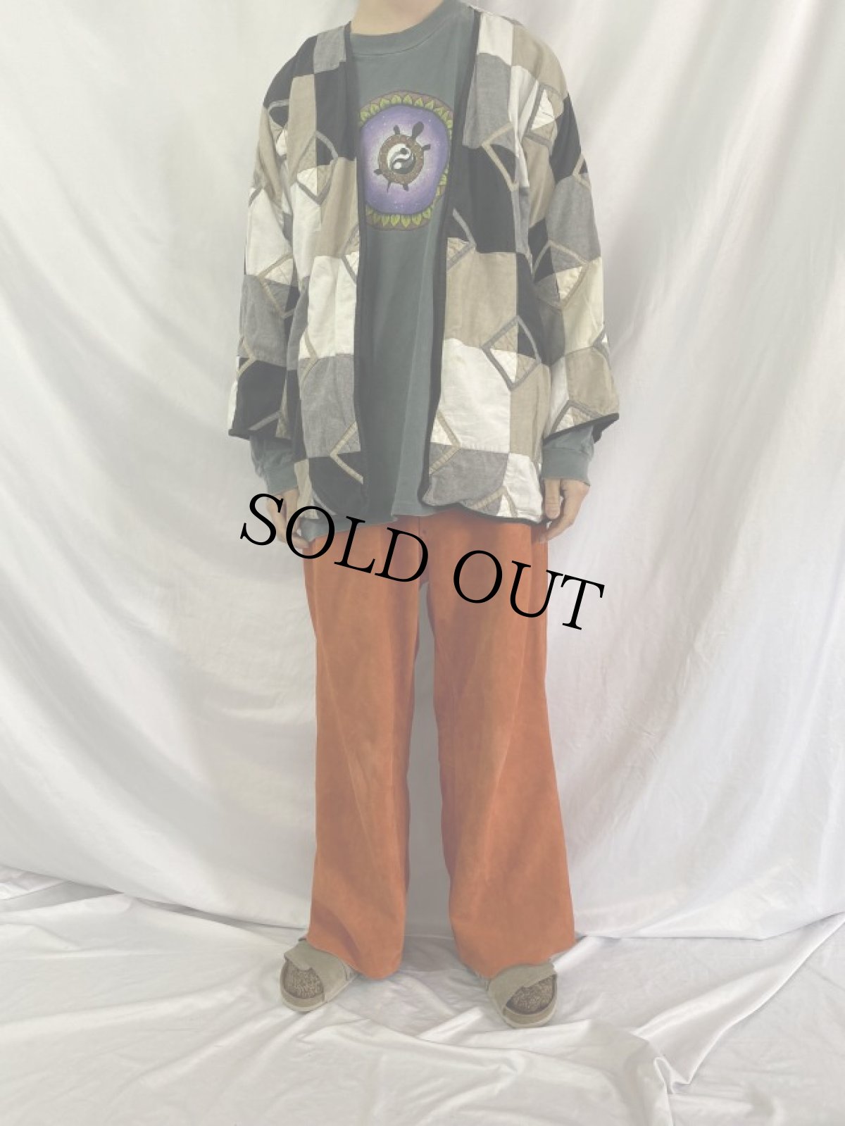 画像4: YAK MAGIC リバーシブル パッチワークジャケット (4)