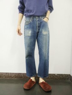 画像2: 60〜70's LEVI'S 501 BIGE USA製 デニムパンツ W34 (2)