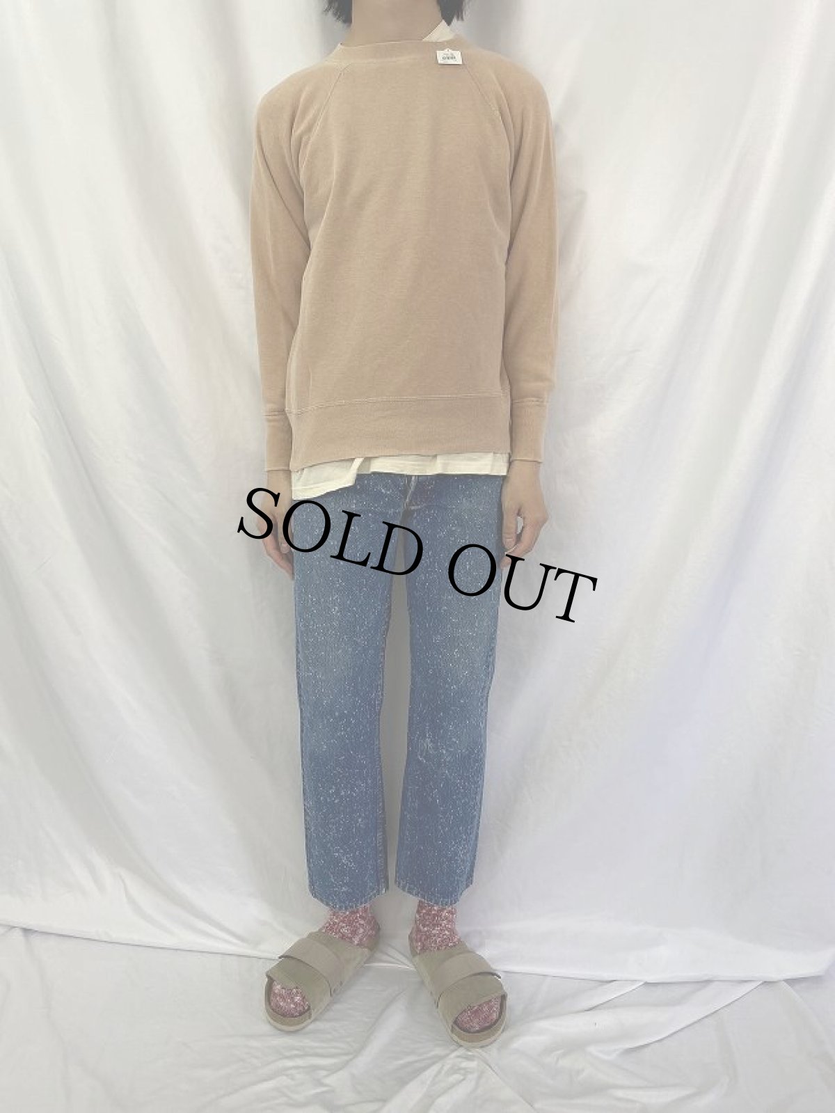 画像2: 60's〜 ラグラン 無地スウェット (2)