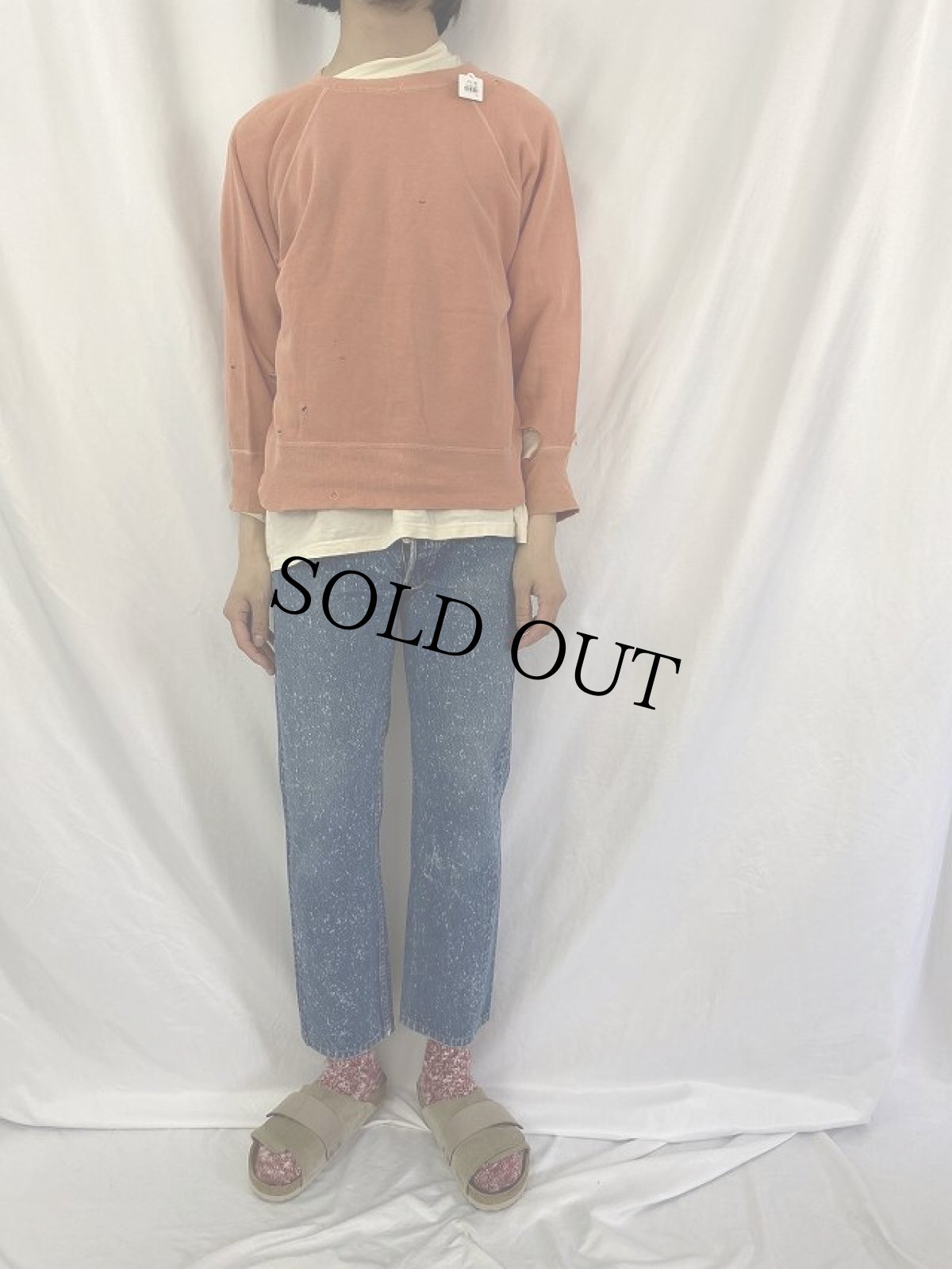 画像2: 60's〜 ラグラン 無地スウェット (2)