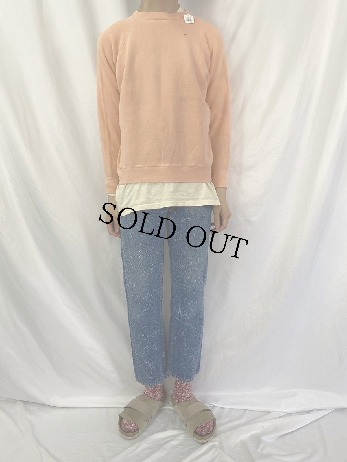 画像2: 60's〜 ラグラン 無地スウェット (2)