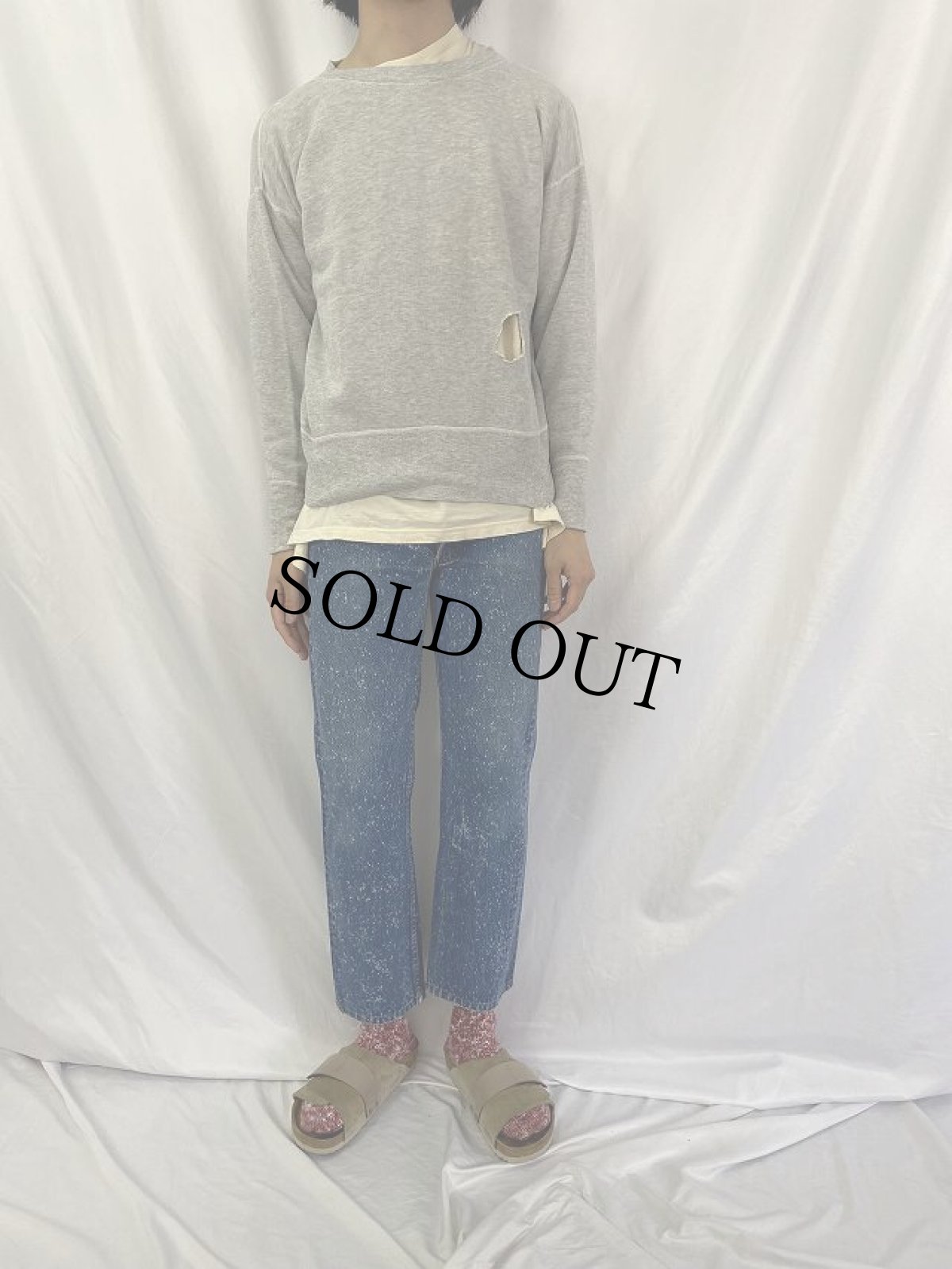 画像2: 60's〜 Pennleigh 無地スウェット L (2)