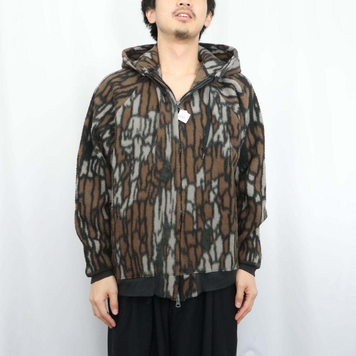 画像2: 80's〜 ツリーバークカモ フリースジップジャケット  (2)