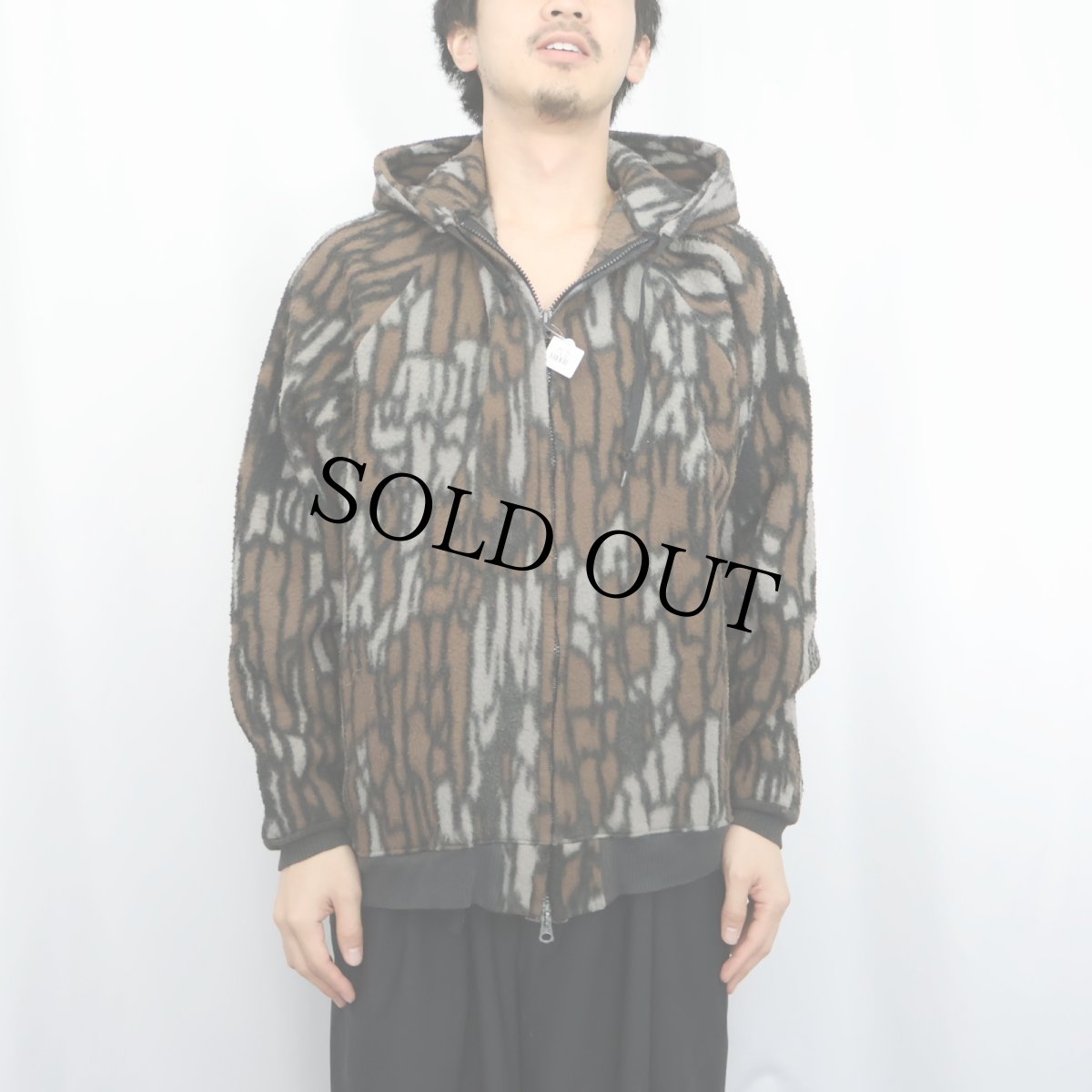 画像2: 80's〜 ツリーバークカモ フリースジップジャケット  (2)