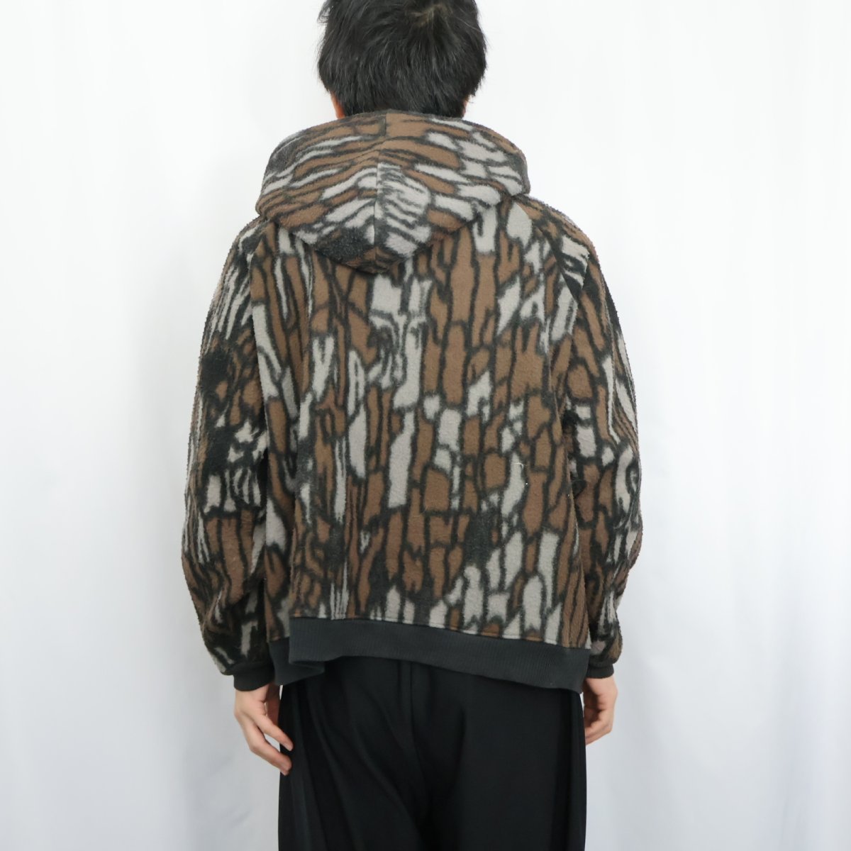 画像3: 80's〜 ツリーバークカモ フリースジップジャケット  (3)