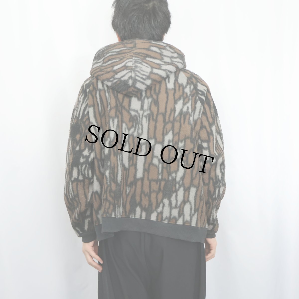 画像3: 80's〜 ツリーバークカモ フリースジップジャケット  (3)