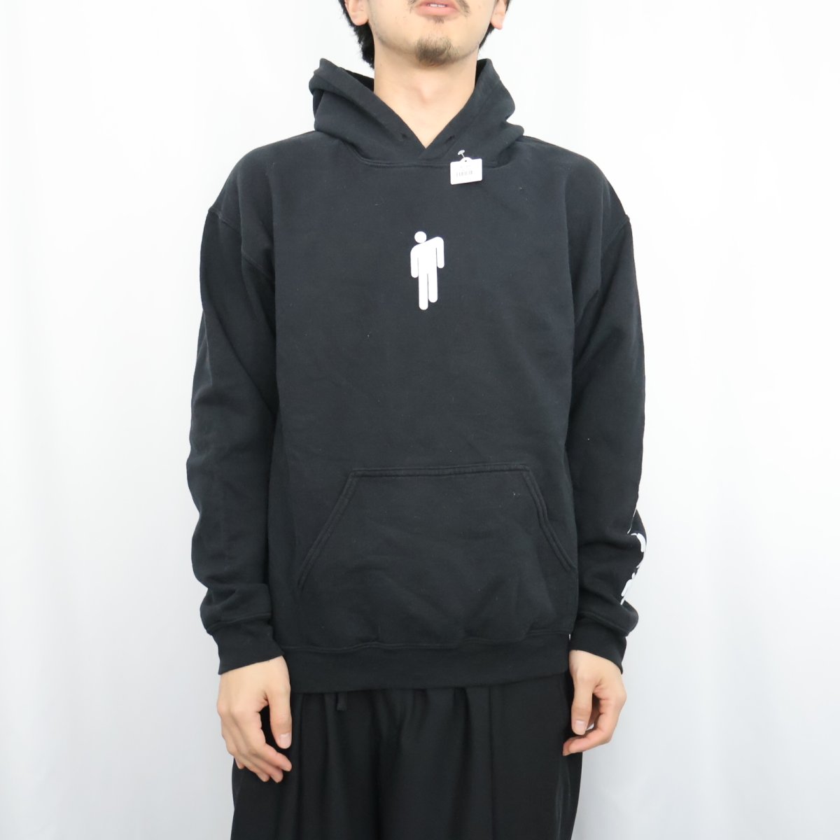 画像2: Billie Eilish ミュージシャンスウェットフーディー BLACK M (2)