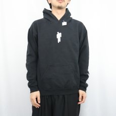 画像2: Billie Eilish ミュージシャンスウェットフーディー BLACK M (2)