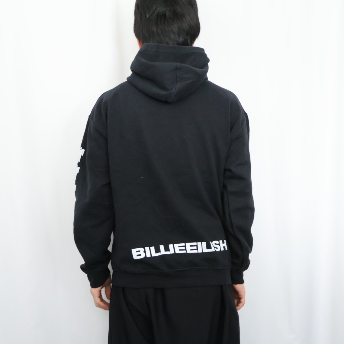 画像3: Billie Eilish ミュージシャンスウェットフーディー BLACK M (3)