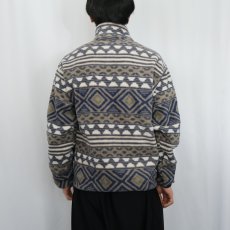 画像3: 90's Patagonia 総柄 リメイク フリースジャケット S (3)