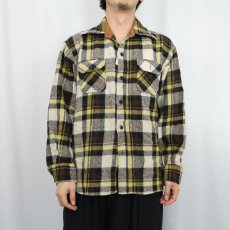 画像2: 70〜80's CPO KOREA製 チェック柄 CPOシャツジャケット L (2)