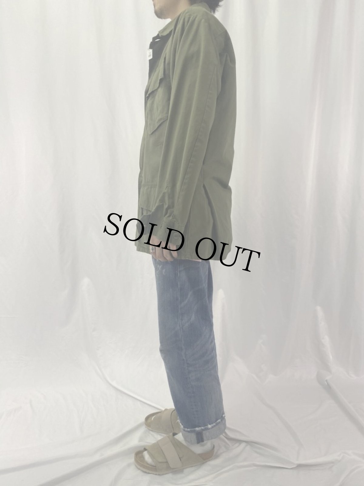 画像3: 60's U.S.ARMY リメイク ジャングルファティーグジャケット 4th MEDIUM-REGULAR (3)