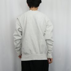 画像3: 90's USA製 REVERSE WEAVE TYPE "NAVY" プリントスウェット L (3)