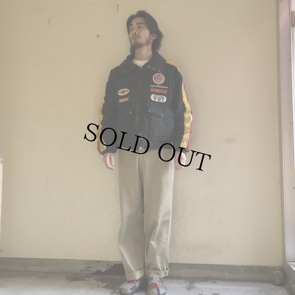 画像3: 70〜80's Swingster ワッペン付き 中綿ワークジャケット L (3)