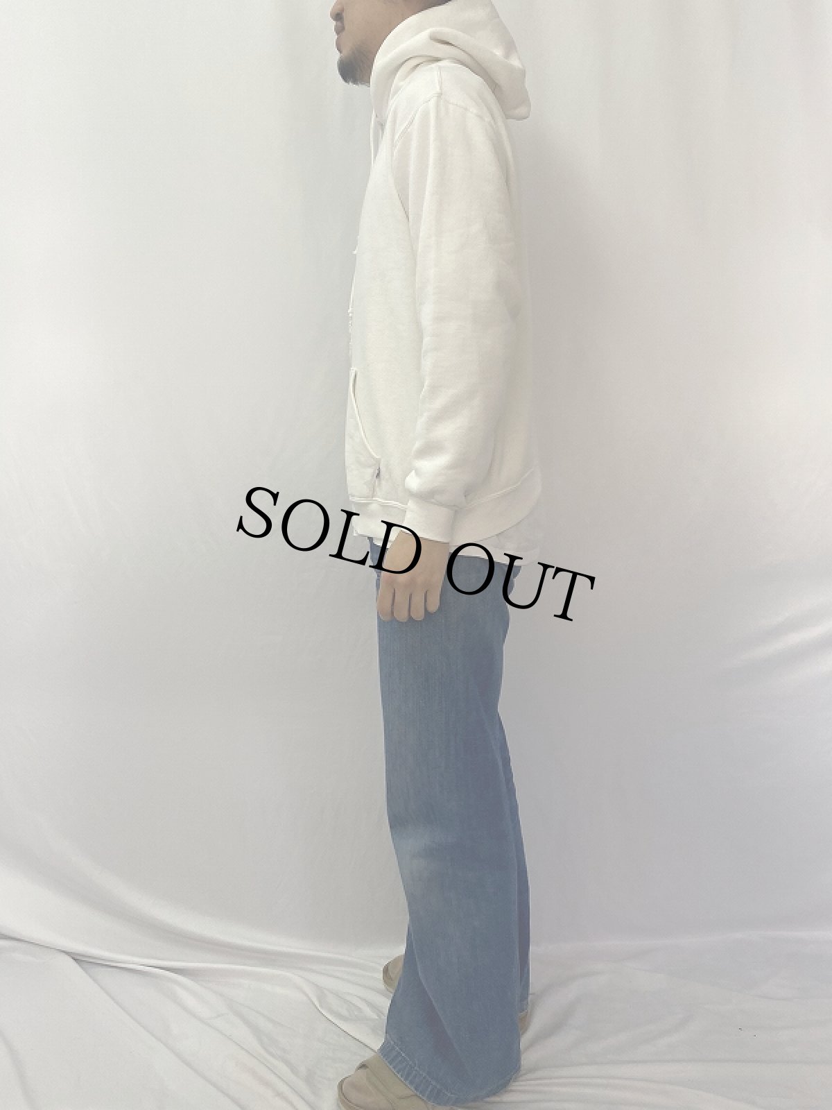 画像3: 90's RUSSEL ATHELETIC USA製 "U.S. POSTAL SERVICE" プリントスウェットフーディー  (3)