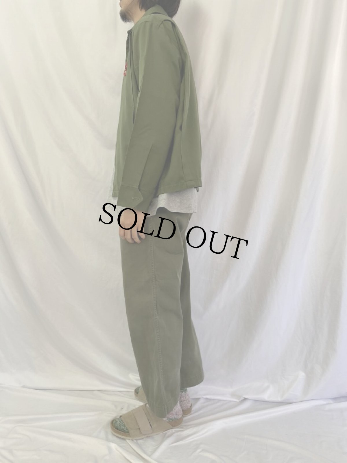 画像3: 70's Unitog USA製 "TEXACO" パッチ付き ワークジャケット 42 SHORT (3)