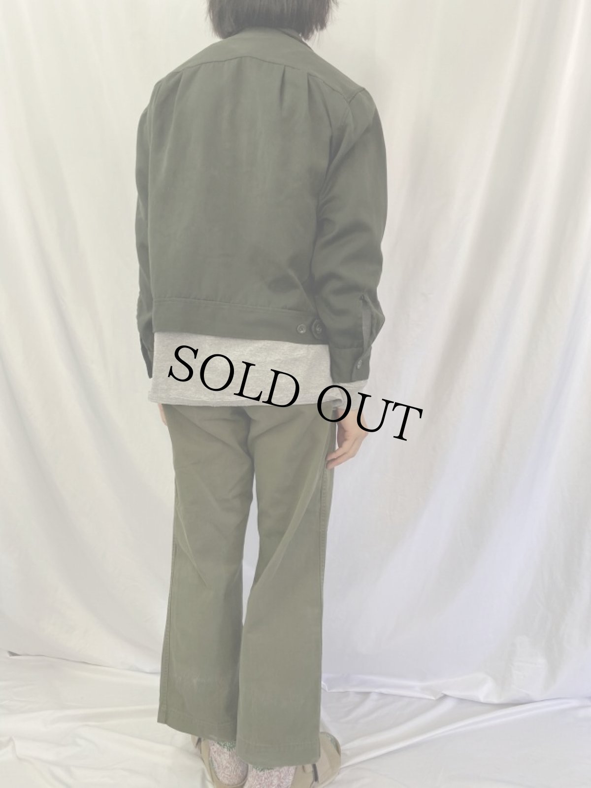 画像4: 60's BOSS "Standard" パッチ付き ワークジャケット M (4)