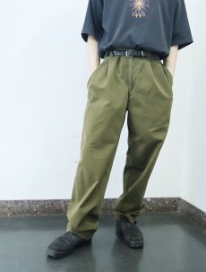 画像2: 90's POLO Ralph Lauren "HAMMOND PANT" 2タックコットントラウザーズ W35 (2)