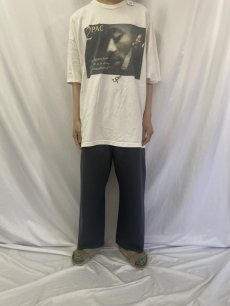 画像2: 2pac "My biggest fear of death is to come back reincarnated" ヒップホップTシャツ 3XL (2)