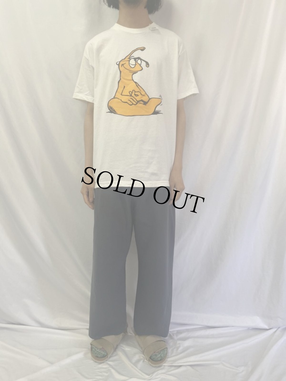 画像3: 90's UC SANTA CRUZ USA製 "通身眼" キャラクターTシャツ  L (3)