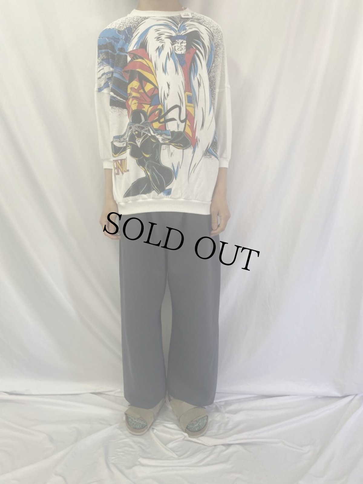 画像2: 80's DC COMICS "GRENDEL" USA製 キャラクタースウェット (2)