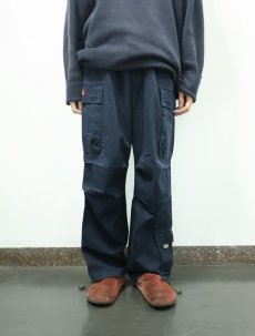 画像2: Abercrombie&Fitch コットンカーゴパンツ NAVY W35 (2)