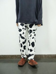 画像4: Cookman 牛柄 シェフパンツ M (4)
