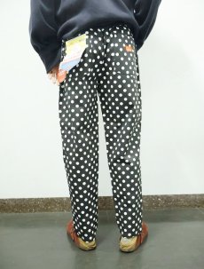 画像4: Cookman ドット柄 シェフパンツ フラッシャー付き未使用 M (4)