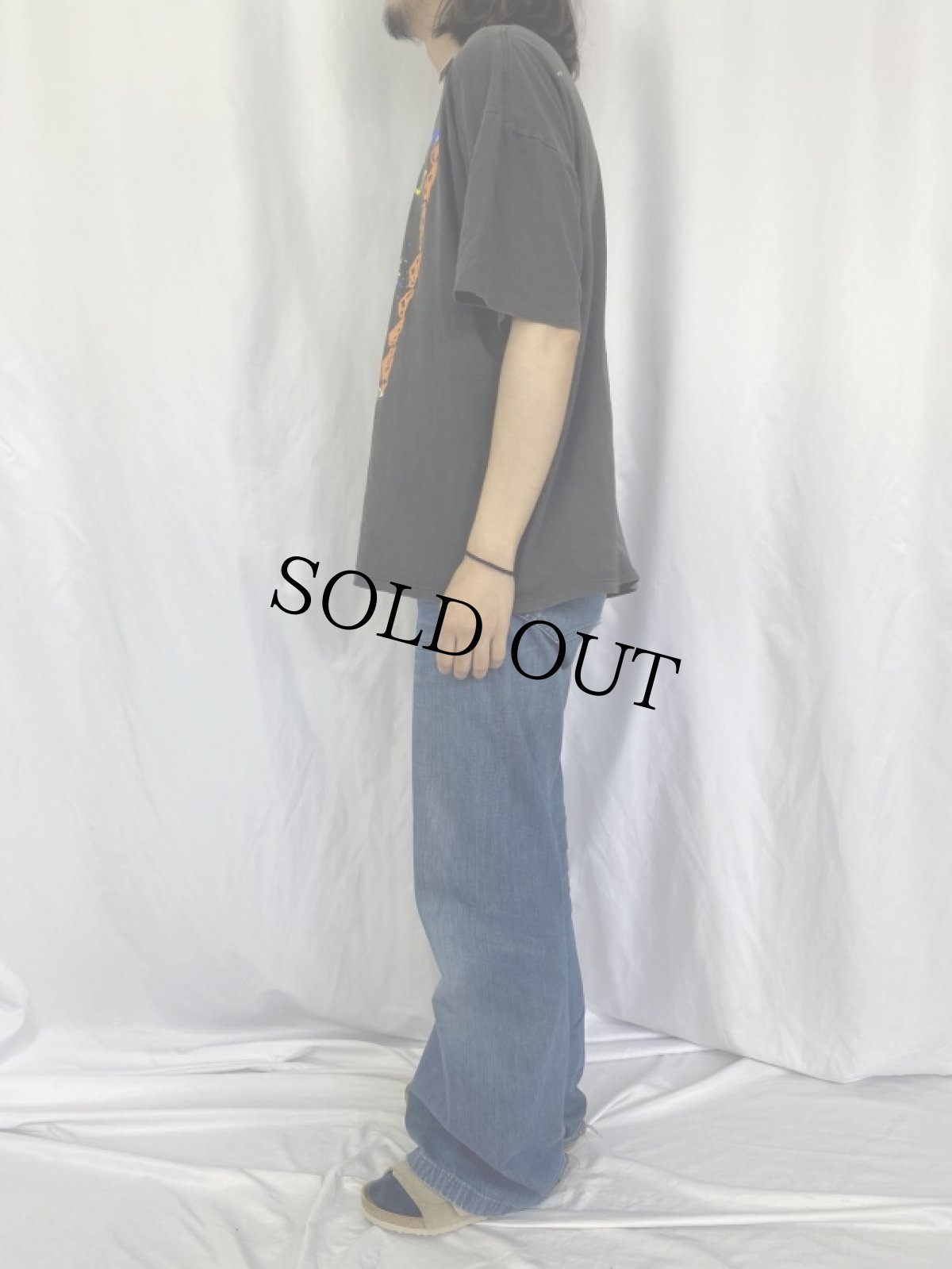 画像3: 90's The Rolling Stones "Voodoo Lounge" ロックバンド プリントTシャツ (3)