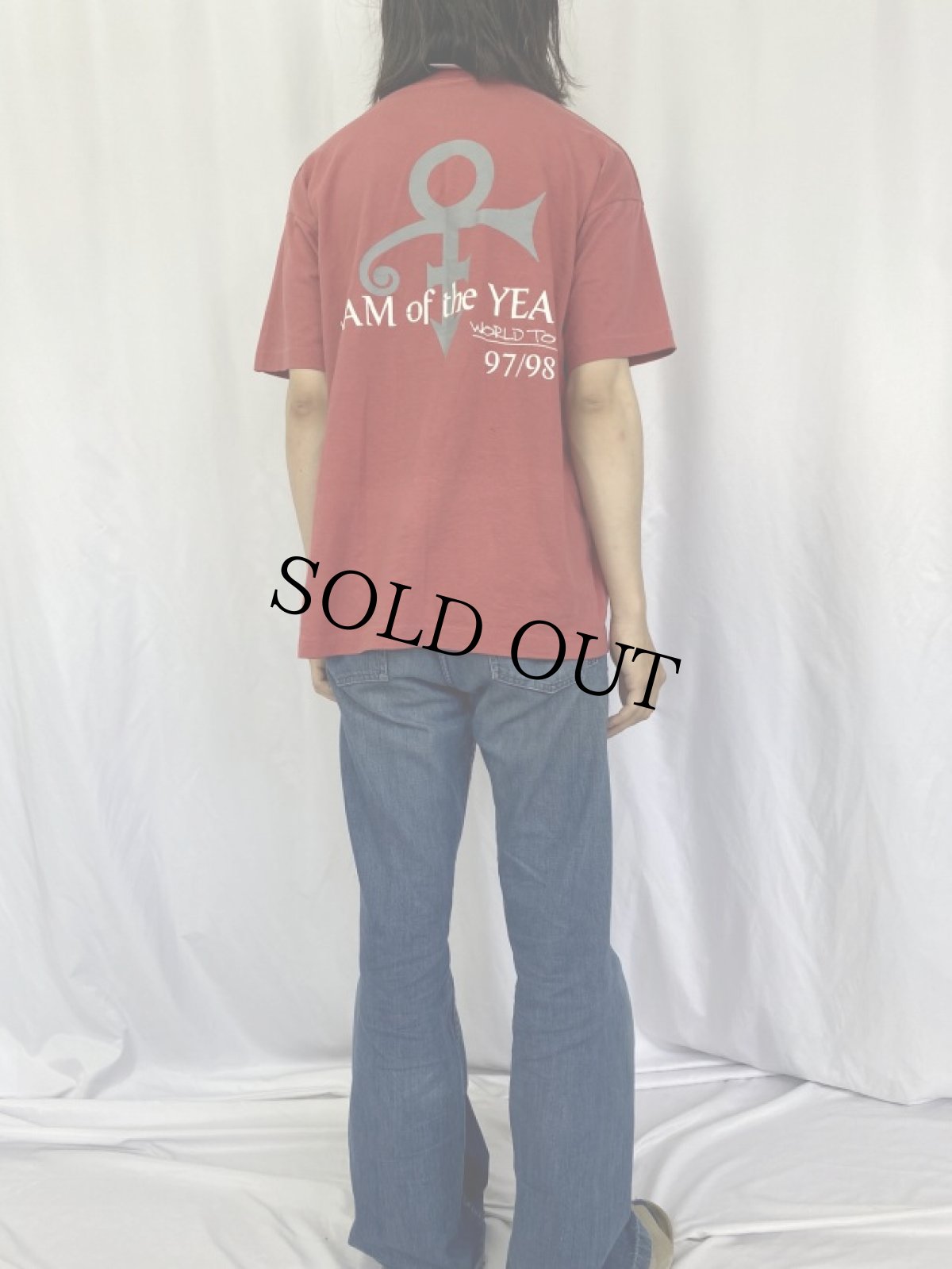 画像4: 90's PRINCE USA製 "THE JAM OF THE TEAR" ミュージシャンツアーTシャツ XL (4)