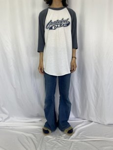 画像2: 90's GRATEFUL DEAD ロックバンド プリント七分袖ラグランTシャツ XL (2)