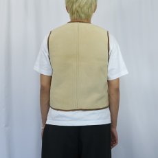 画像3: 90's POLO SPORT Ralph Lauren USA製 "SPORTS WOMAN" ムートンベスト M (3)