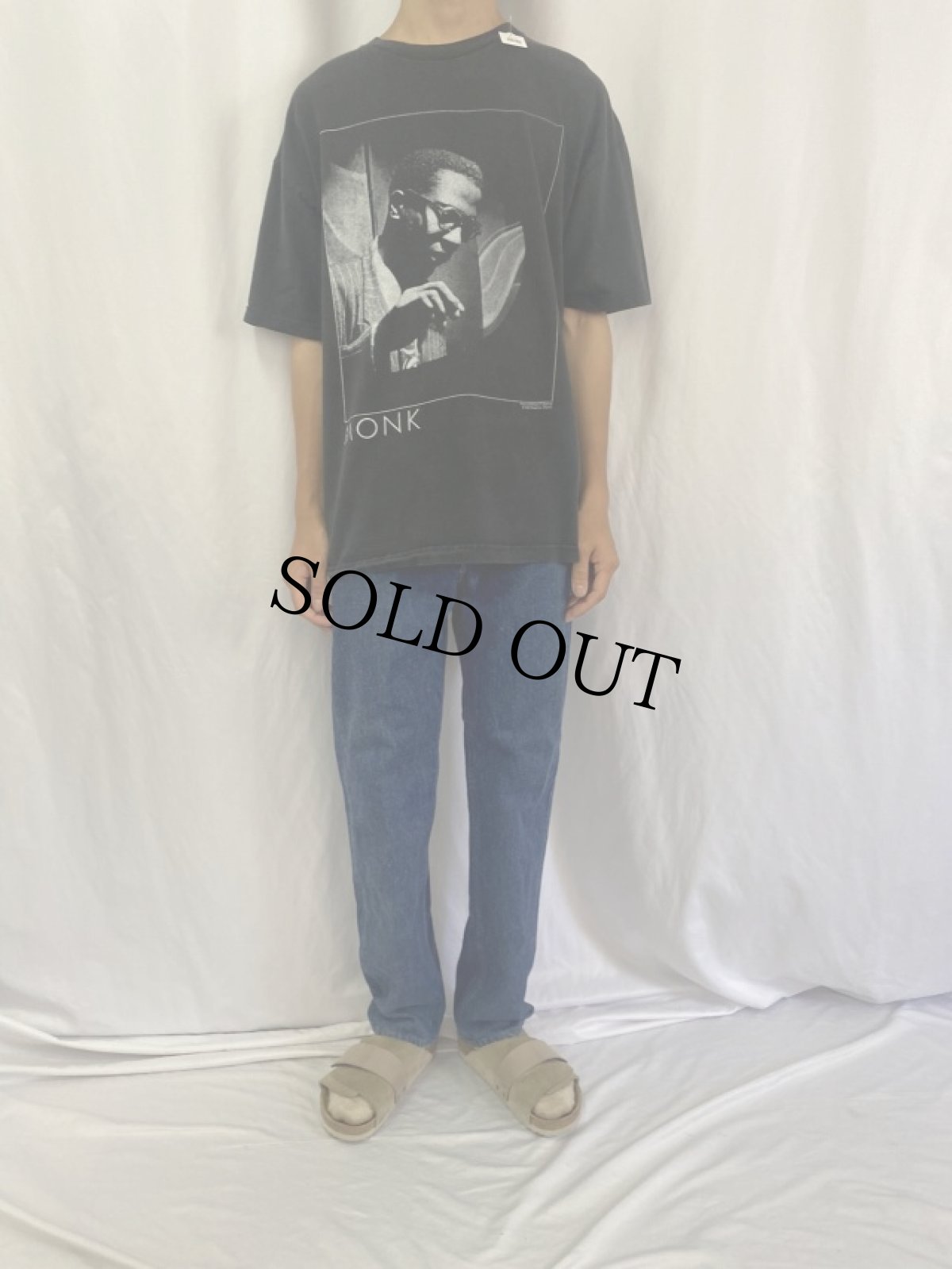 画像2: 90's〜 THELONIOUS MONK ジャズミュージシャンTシャツ (2)