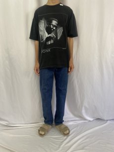 画像2: 90's〜 THELONIOUS MONK ジャズミュージシャンTシャツ  (2)