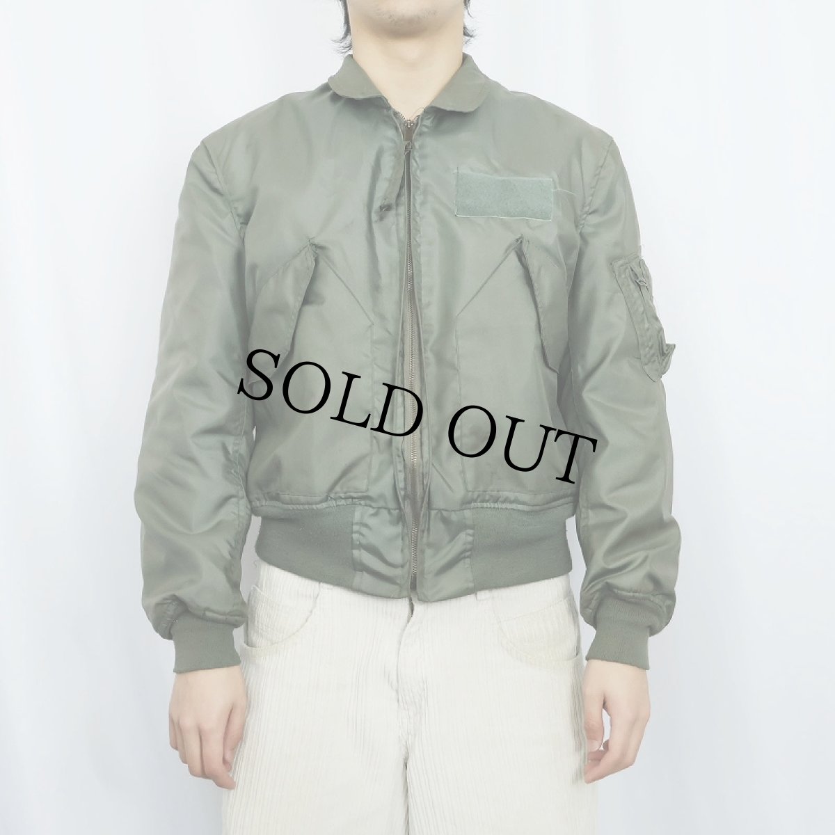 画像2: 80's U.S.AIR FORCE CWU-36/P "TYPE B" フライトジャケット  (2)