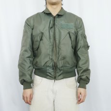 画像2: 80's U.S.AIR FORCE CWU-36/P "TYPE B" フライトジャケット  (2)
