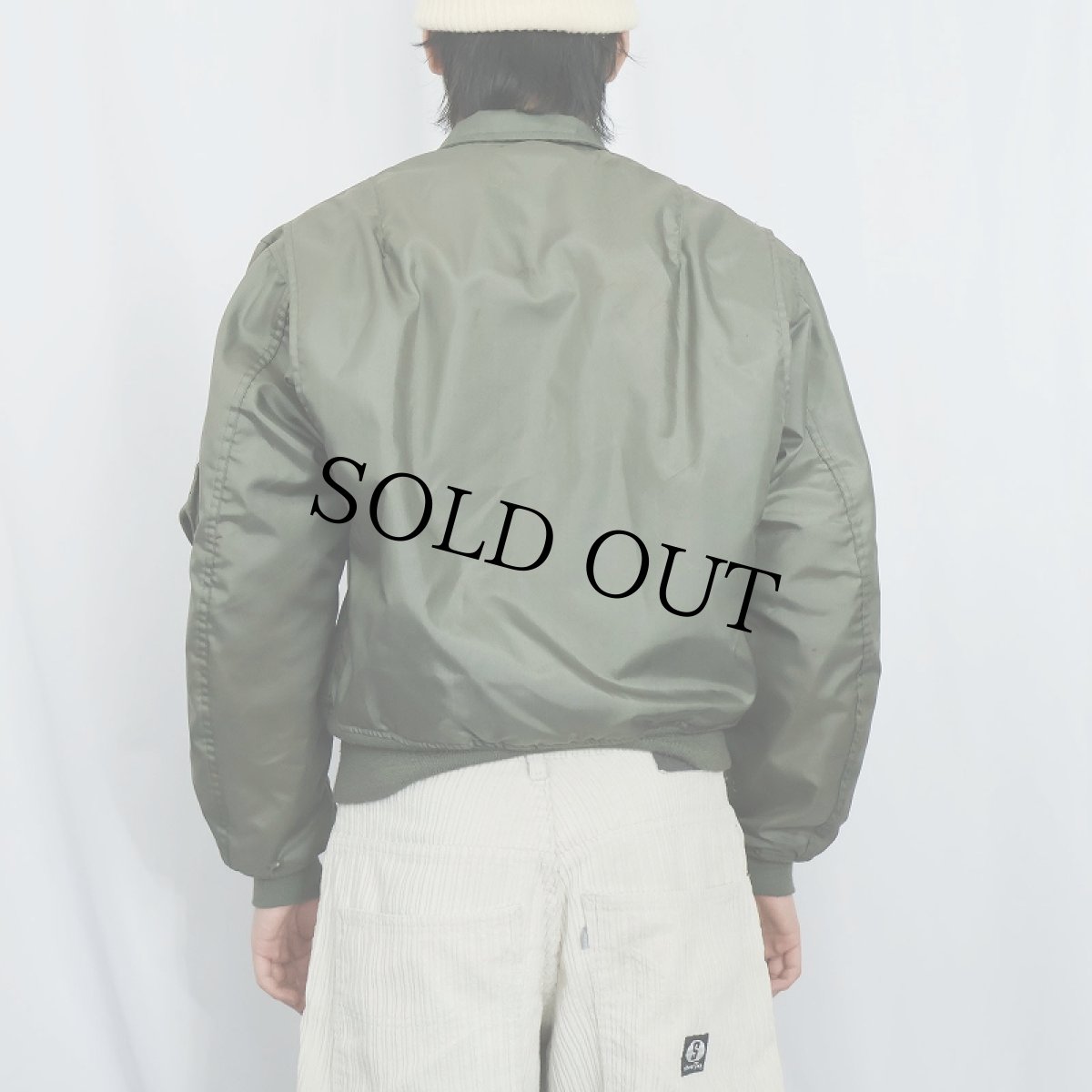 画像3: 80's U.S.AIR FORCE CWU-36/P "TYPE B" フライトジャケット  (3)