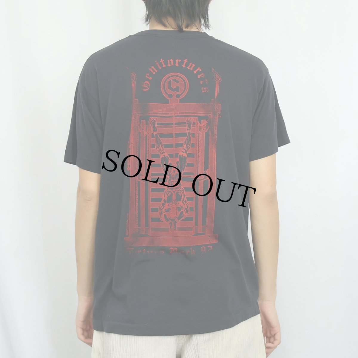 画像4: 80's Genitorturers USA製 インダストリアルメタルバンド プリントTシャツ BLACK L (4)
