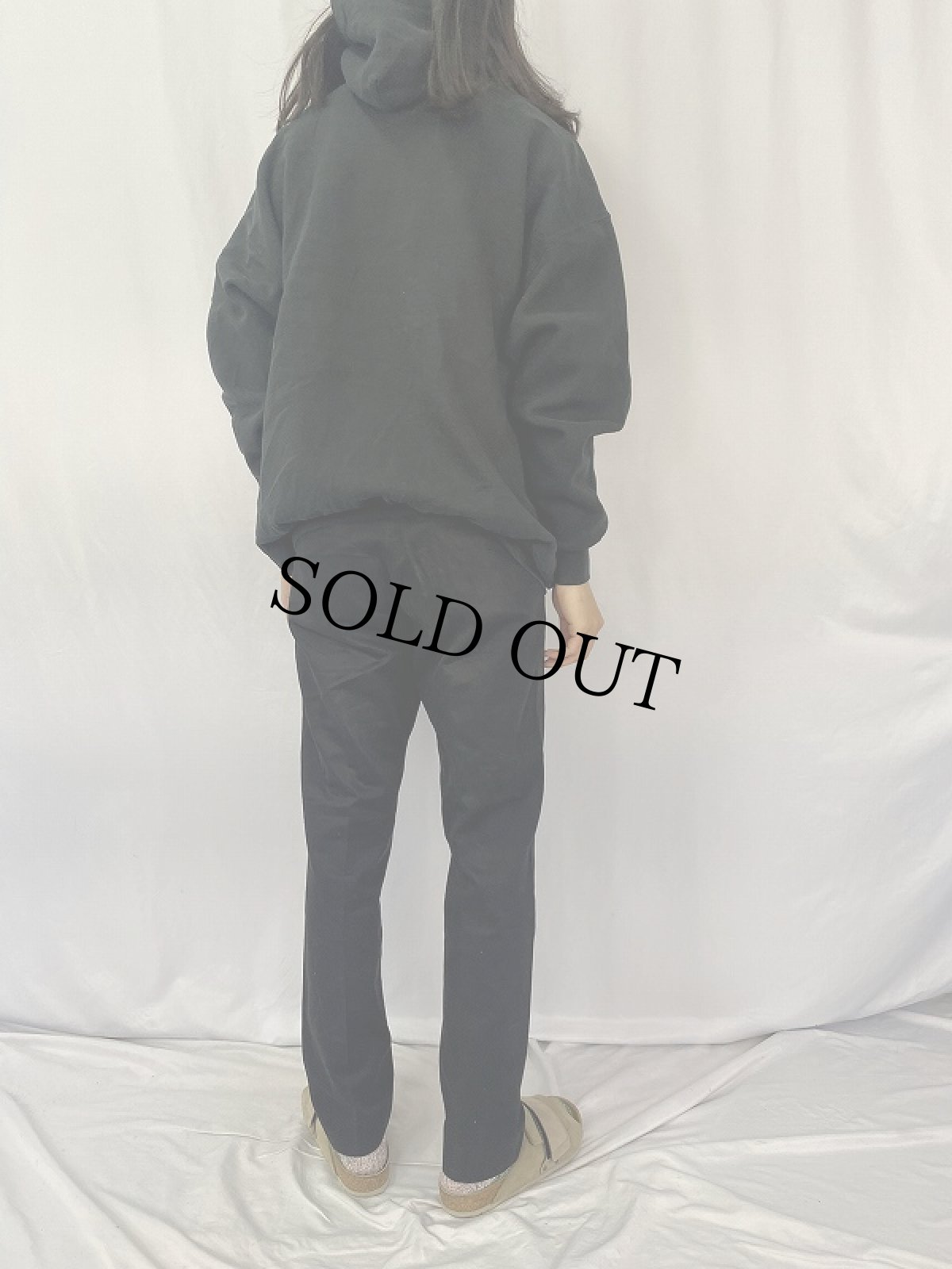 画像4: 90's RUSSEL ATHELETIC USA製 "HAVEN BASKETBALL" プリントスウェットフーディ XXL BALCK (4)