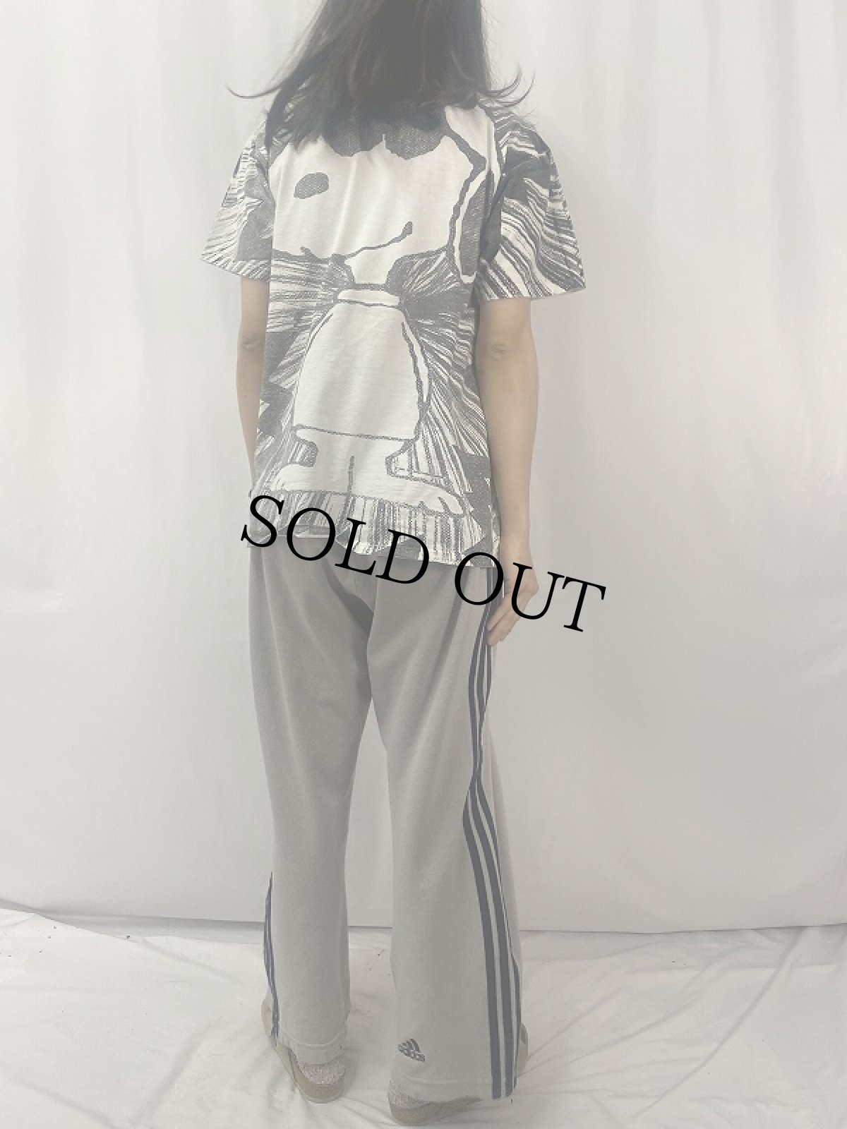 画像4: 90's SNOOPY USA製 "UCA BEARS" 大判プリントTシャツ L (4)