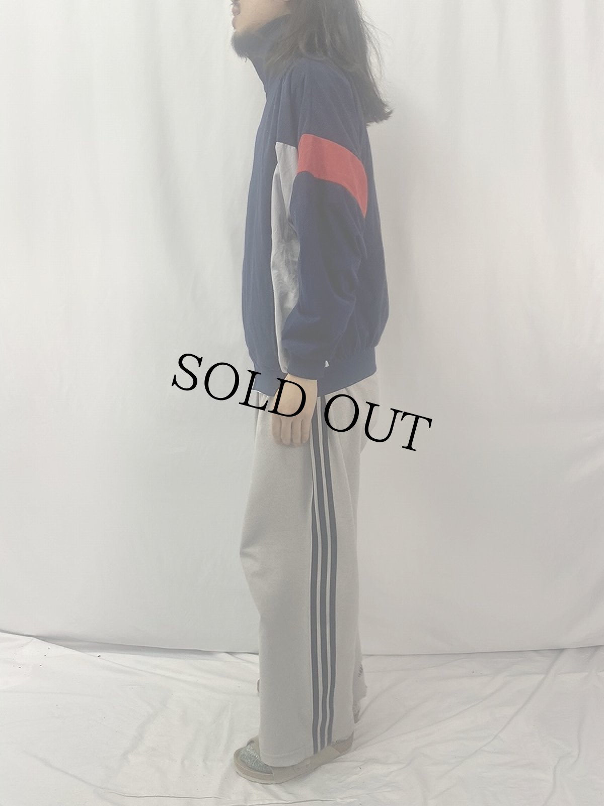 画像3: 70〜80's 切り替えデザイン ベロアジップジャージ  (3)