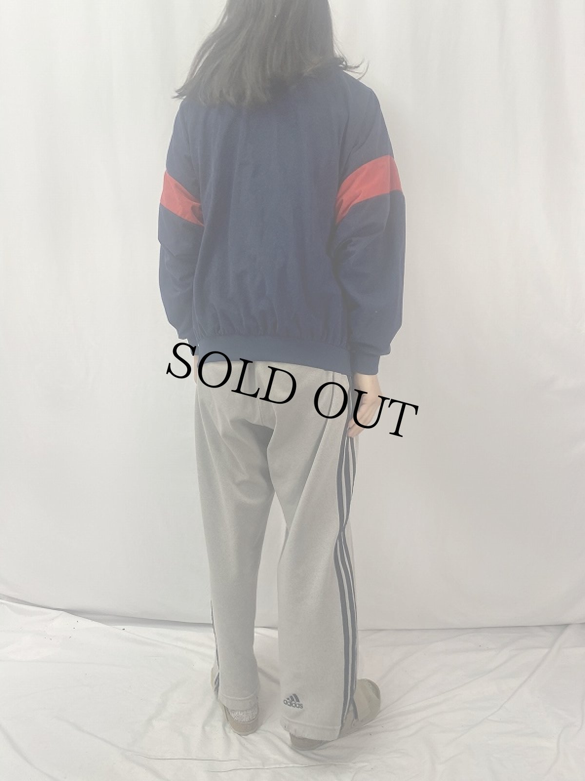 画像4: 70〜80's 切り替えデザイン ベロアジップジャージ  (4)