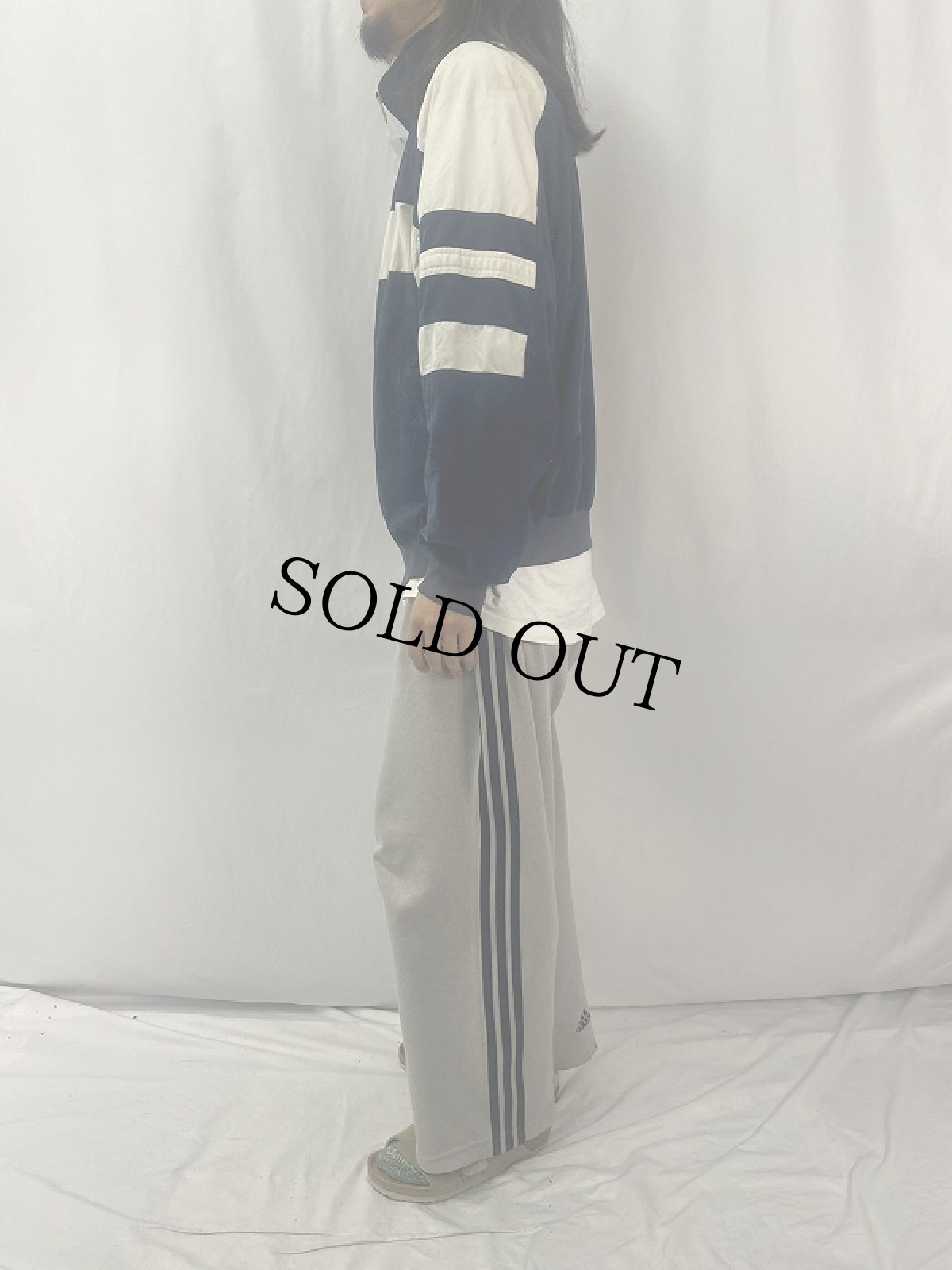 画像3: 70〜80's DECATHLON 切り替えデザイン ベロアジップジャージ XL (3)