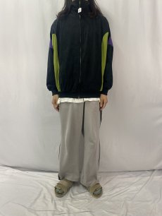 画像2: 70〜80's 切り替えデザイン ベロアジップジャージ (2)