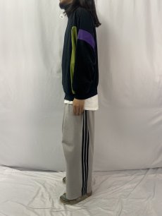 画像3: 70〜80's 切り替えデザイン ベロアジップジャージ (3)